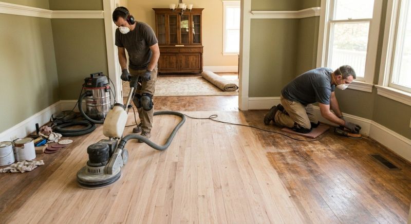 Birch Floor Refinishing in Overland Park, KS